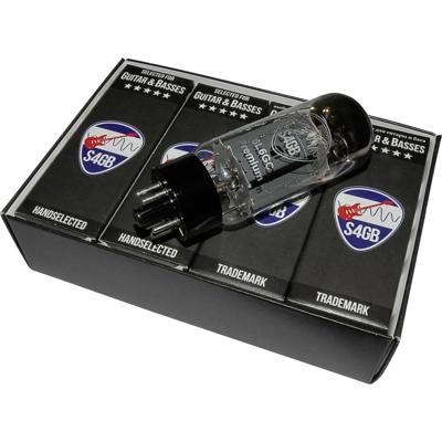 BTB Vertrieb 6L6GC S4GB Premium Elektronenbuis Matched Kwartet Geselecteerd voor Gitaren Eindpentode Aantal polen: 8 Fitting: Octal 4 stuk(s)