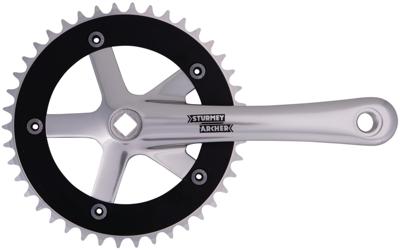 Sturmey Archer crankstel zilv. 1/8" 42T 170mm FCT22 (SA)