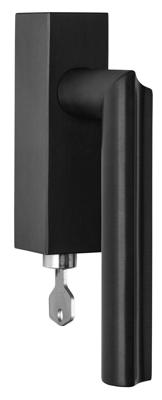Formani David Rockwell ECLIPSE DR102-DKLOCK draaikiepgarnituur afsluitbaar rechtsdraaiend - PVD mat zwart