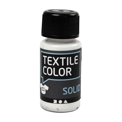 Creativ Company Dekkende textielverf - wit, 50ml Creativ Company Dekkende textielverf - wit, 50ml