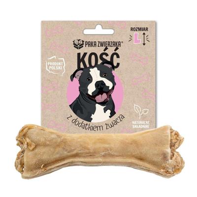 PAKA ZWIERZAKA Bone with tripe additive L 13,5 cm - traktatie voor hond - 70g