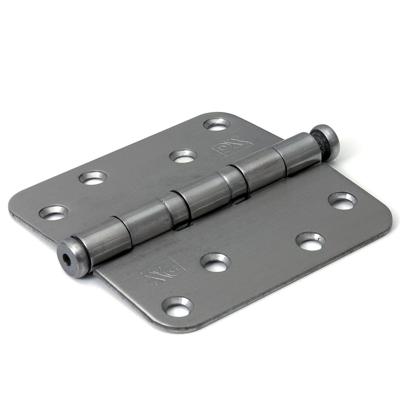 Dulimex Kogellagerscharnier ronde hoeken 89x89mm RVS geborsteld tot 80 kilo