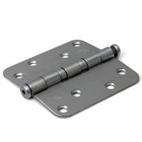 DX kogellagerscharnier - DX-H367 - 89x89 mm - afgeronde hoek - RVS geborsteld - thumbnail