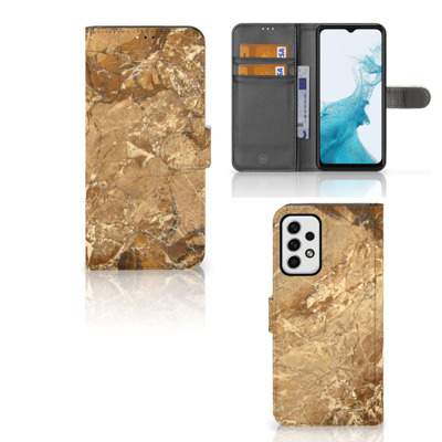 Samsung Galaxy A23 | Bookcase | Marmer Creme