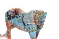 Decoratieve figuren DKD Home Decor 29,5 x 8,5 x 15 cm Luipaard Multicolour Modern - thumbnail