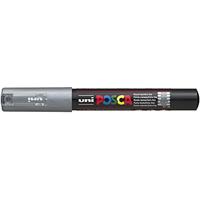 Uni POSCA paintmarker PC-1MC, 0,7 - 1 mm, zilver - thumbnail