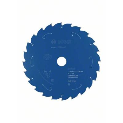 Bosch Accessoires Expert for Wood cirkelzaagblad voor accuzagen 250x2,1/1,6x30 T24 - 1 stuk(s) - 2608644522 - 2608644522