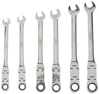 Vigor V6752/12 V6752/12 Ringratelsteeksleutel met scharnier Sleutelbreedte (metrisch) 8 - 19 mm - thumbnail