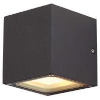 SLV MuurlampSitra Cube Up - Down GX53 antraciet - 232535 - thumbnail