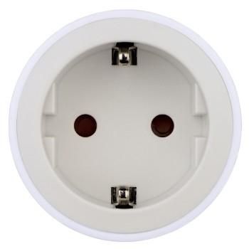 Hama 00121995 adapter voor stopcontacten, wit, mannelijke connector/vrouwelijke connector, wit