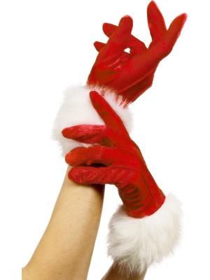 Kerst handschoenen kort