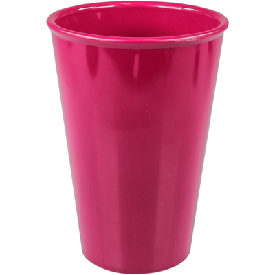 Ornamin | Beker | SAN | reusable | onbreekbaar | 400ml | braamrood | 10 stuks