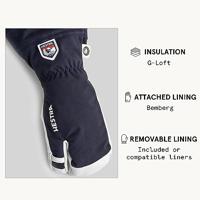 Hestra Army Leather Heli Ski 3 Vinger Handschoen navy 11 - thumbnail
