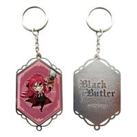 Black Butler PVC Keychain Grell - thumbnail