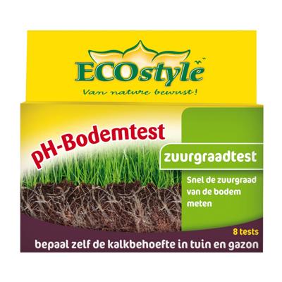 ECOstyle Bodemtest - ph zuurgraadtest - 8st ECOstyle Bodemtest - ph zuurgraadtest - 8st