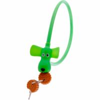 Newlooxs Pexkids fietsslot flappie de waakhond - 10mmx58cm - groen - thumbnail