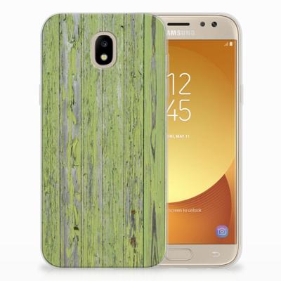 Samsung Galaxy J5 2017 | Bumper Hoesje | Green Wood