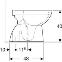 GeberitRenovastaand closet diepspoel40cm wit 500.399.01.2 - thumbnail