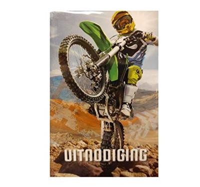 Uitnodiging motorcross 9x14cm