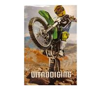 Uitnodiging motorcross 9x14cm - thumbnail