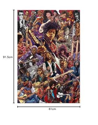Poster Legendary Guitarists 61x91,5cm