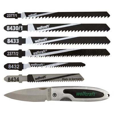 Wolfcraft decoupeerzaagblad-set | 12-delig | t-schaft | 1 set - 2377000