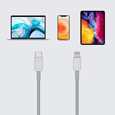 AISENS A102-0442 USB 2.0 USB-C naar LIGHTNING PD 2A, LIGHTNING/M-USB-C/M, wit, 1,0 m