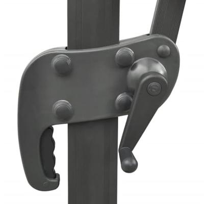 VidaXL Zweefparasol met dubbel dak 400x300 cm zandkleurig