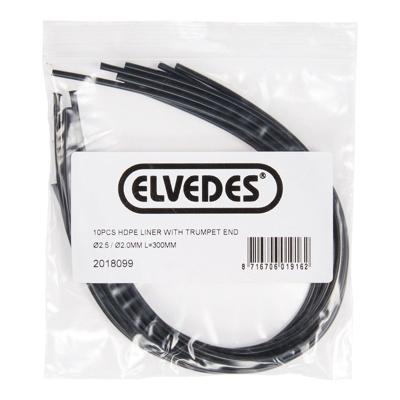 Elvedes liner met trompetje 2,5/2mm 300mm(10)hdpe 2018099