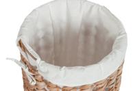 Wasmand Home ESPRIT Wit Natuurlijk 3 Onderdelen 46 x 46 x 69 cm - thumbnail