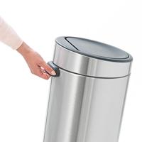 Brabantia touch bin afvalemmer 30 liter matt steel fingerprint proof - thumbnail