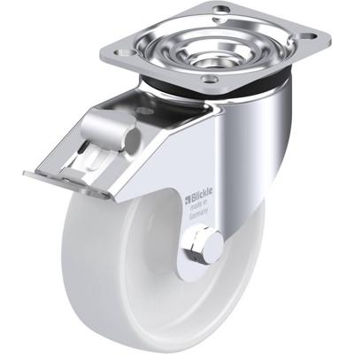 Blickle LK-PO 125R-1-FI Zwenkwiel met rem Wieldiameter: 125 mm Draagvermogen (max.): 300 kg 1 stuk(s)