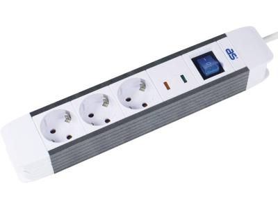 AS Schwabe 18663 Stekkerdoos met schakelaar Wit, Zwart Randaarde stekker 1 stuk(s) AS Schwabe 18663 Stekkerdoos met schakelaar Wit, Zwart Randaarde stekker 1 stuk(s)