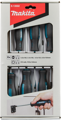 Makita Accessoires Schroevendraaierset 6-delig PZ/SL - E-13502 E-13502 Makita Accessoires Schroevendraaierset 6-delig PZ/SL - E-13502 E-13502