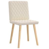 Eetkamerstoelen 2 st linnen - thumbnail