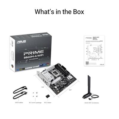 ASUS PRIME B860M-A WIFI Intel B860 LGA 1851 (Socket V1) micro ATX - thumbnail