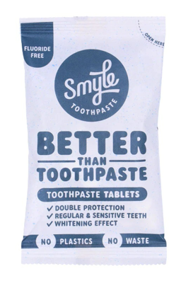 Tandpasta tabletten zonder fluoride navul 63 Stuks