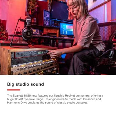 Focusrite Scarlett 18i20 4th Gen audio interface - thumbnail