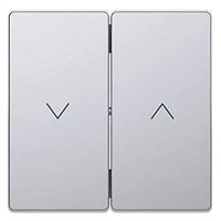 Merten MEG3855-6036 Wisselschakelaar Afdekking System Design RVS 1 stuk(s) - thumbnail