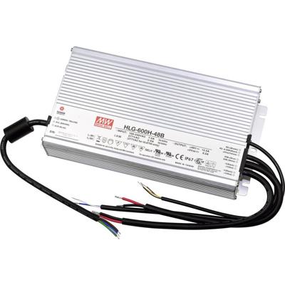 MEAN WELL HLG-600H-54B LED-driver, LED-transformator Constante spanning, Constante stroomsterkte 604 W 11.2 A 27 - 54 V/DC Dimbaar, PFC-schakeling,