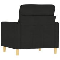 Fauteuil 60 cm stof zwart - thumbnail