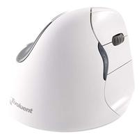 Evoluent VerticalMouse4 VM4RB Mac Ergonomische muis Bluetooth Optisch Wit, Zilver 6 Toetsen 2800 dpi Ergonomisch - thumbnail