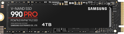 Samsung 990 PRO 4 TB M.2 PCI Express 4.0 NVMe V-NAND MLC