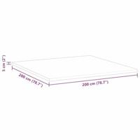 Matraspads Wit 200 x 200 cm Niet-plakkende polyester - thumbnail