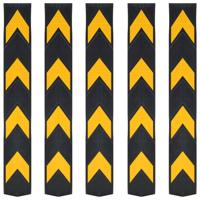 VidaXL Hoekbeschermers reflecterend 80 cm rubber 5 st - thumbnail