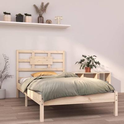 Bedframe massief hout 90x190 cm