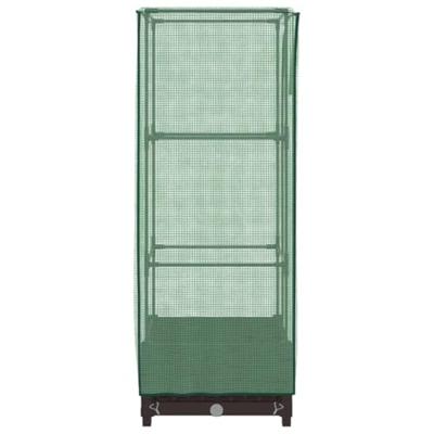 VidaXL Plantenbak verhoogd met kashoes 40x40x123 cm rattanlook VidaXL Plantenbak verhoogd met kashoes 40x40x123 cm rattanlook