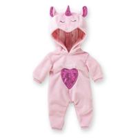 Corolle roze eenhoorn pyjama voor poppen van 36cm, 2dlg. - thumbnail