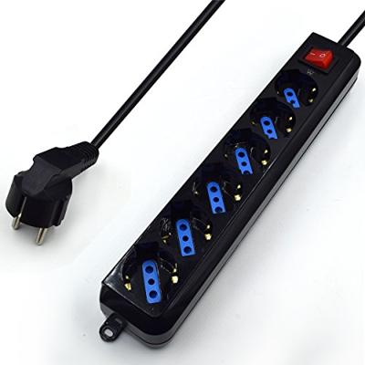 Stopcontactenstrip 6 Tomas met Interruptor Ewent EW3924 Schuko