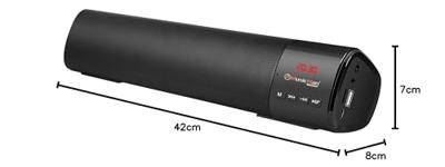 Music Man BT-X54 Soundbar, Mobiele luidspreker Zwart Bluetooth, USB